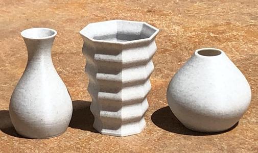 OpenSCAD curvy vase generator