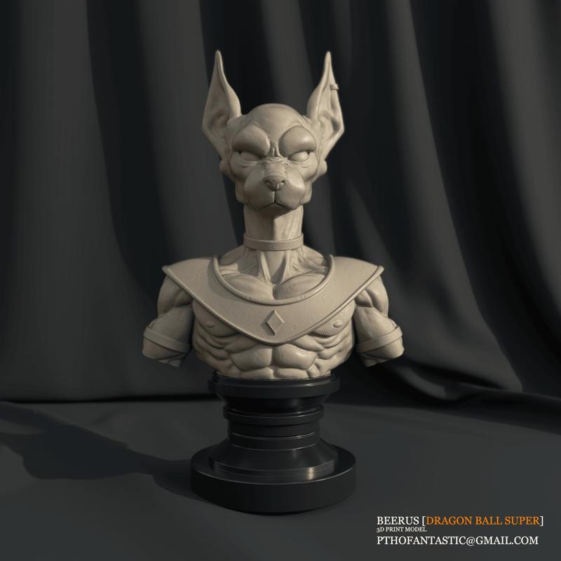 Beerus STL - Dragon Ball Super for Printing - Beerus 3D Print Model