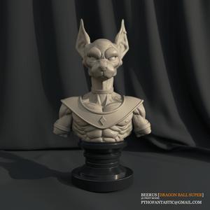 Beerus STL - Dragon Ball Super for Printing - Beerus 3D Print Model