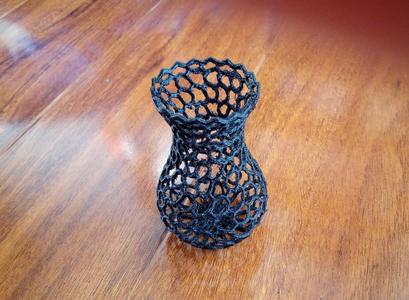 Hollow-out vase