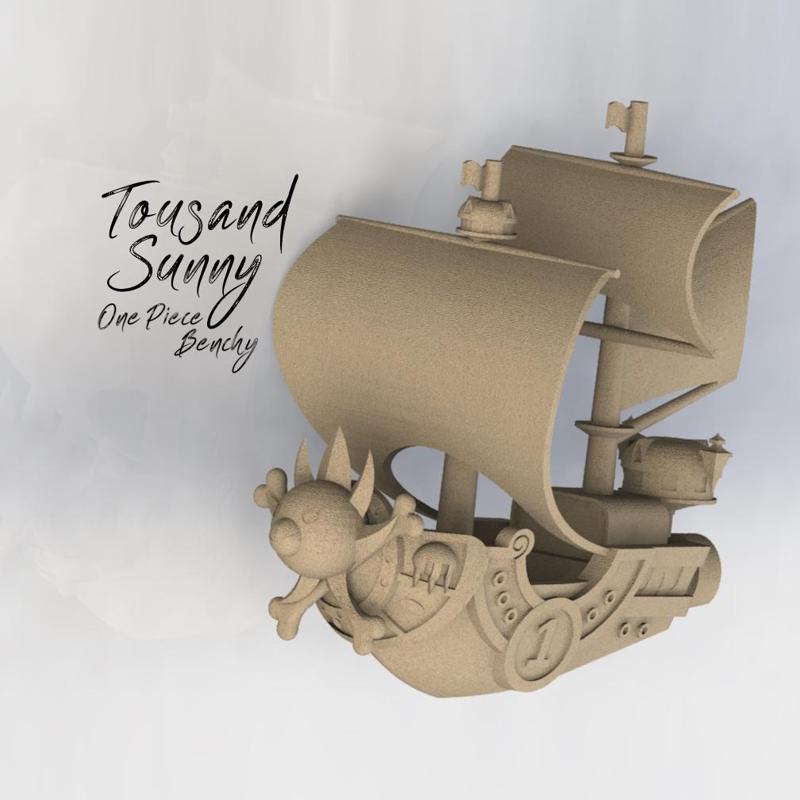 Benchy Thousand Sunny ( One Piece )