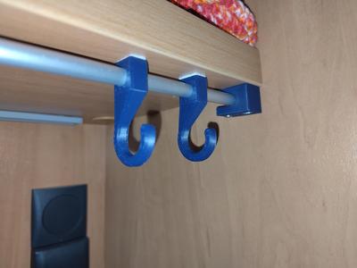 Befestigung für 8mm Relingstange