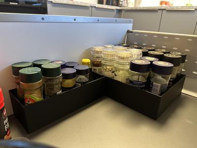 Spice organizing boxes