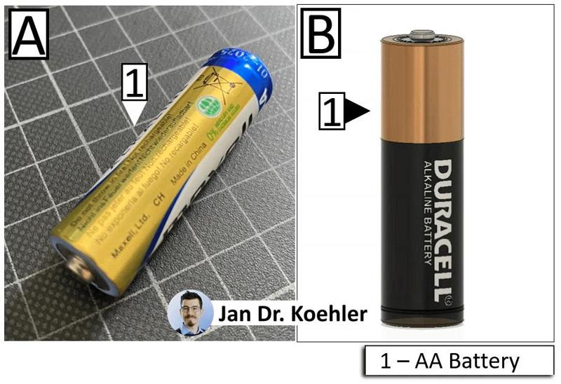 AA Battery CAD for Scaling Projects