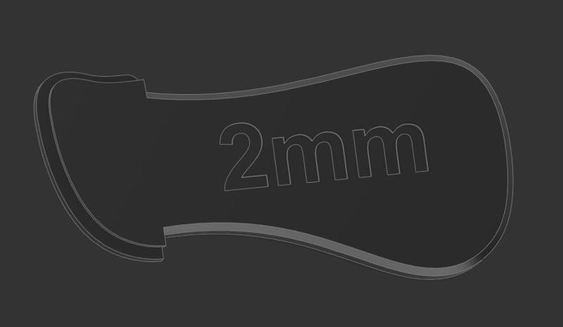 Leather Creaser 2mm