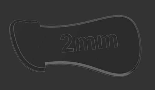 Leather Creaser 2mm