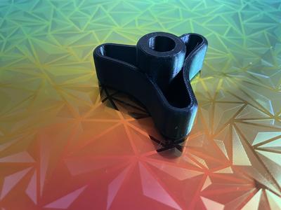 Lawnmower folding knob