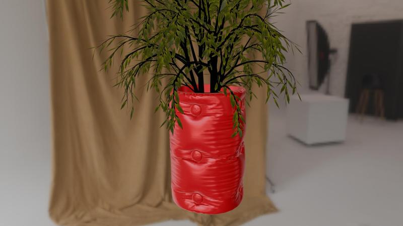 Pillow Vase / Planter Mod 2
