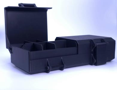 Bisected Lid Small Parts Organizer