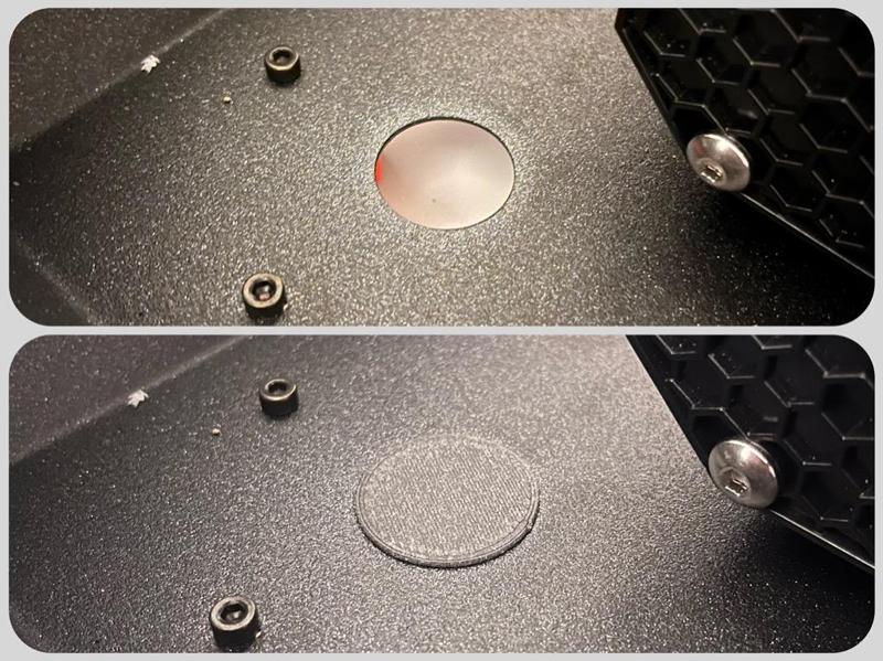 Prusa mini enclosure plugs for the bottom panel
