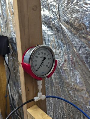 4" Pressure Gauge Wall Mount