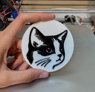 Cat Badge