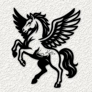 pegasus winged horse wall art home decor