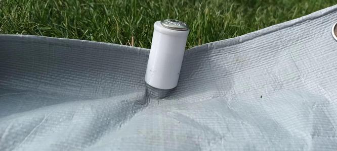 Wasserstop für Vorzelte