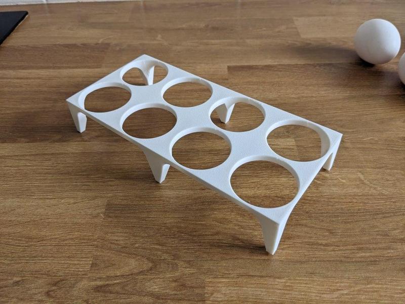 Egg holder for fridge storage