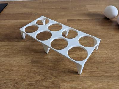 Egg holder for fridge storage