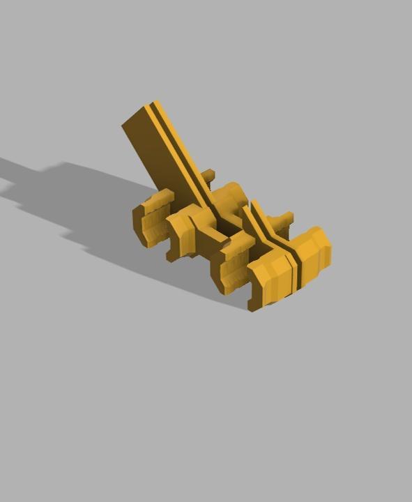 8 mm, Command Strip Dual T Mounting Offset Cross Snap - DS Part A