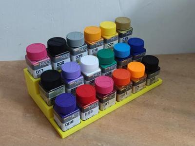 Artisan Oil Paint Storage Rack