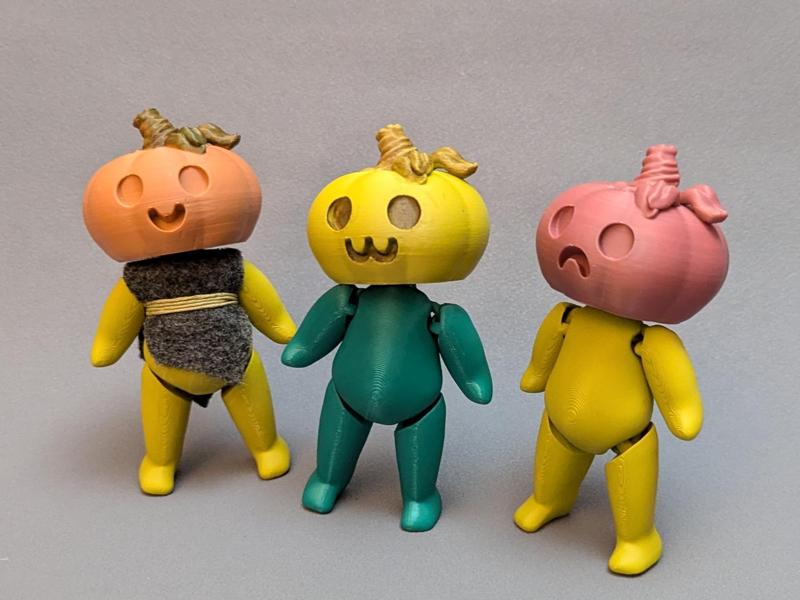 Pumpkin Head Jack Doll 