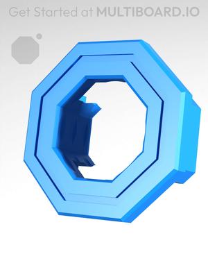 Raised Double-Sided Snap (DS Part B)