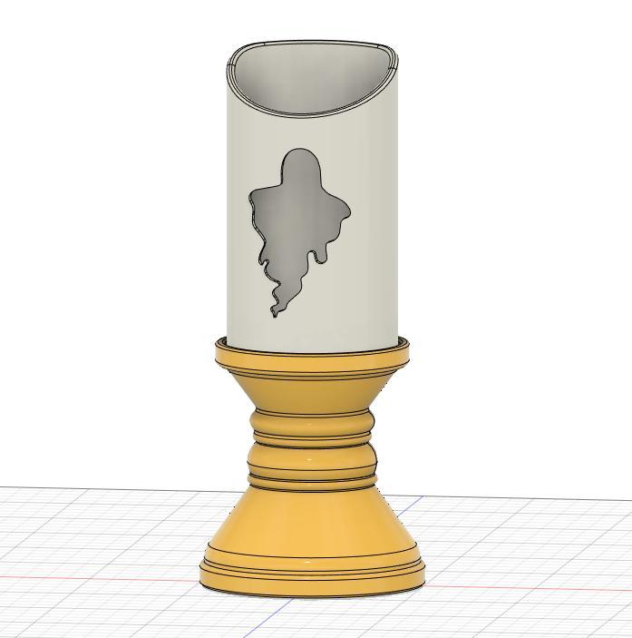 Halloween Ghost Tea Light Candle1