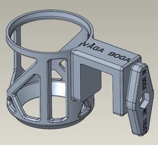 Canoe cup holder