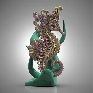 Ornate Seahorse -Décor/Wall Art