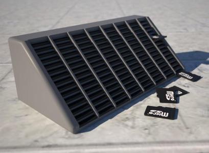 MASSIVE 120pcs MicroSD Card Shelf / Holder