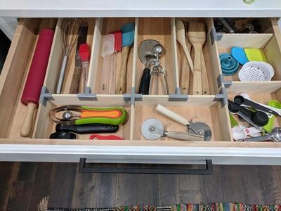 Kitchen Drawer Organizer Brackets/Braces