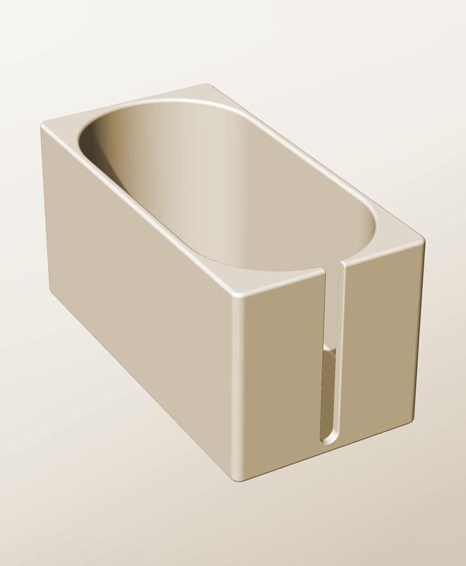 CX96-105-SS Slotted container modular stackable module bin box