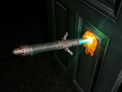 Melting Wall Lightsaber Display Stand   