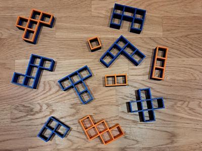 Tetris balance game level 2 - bricks