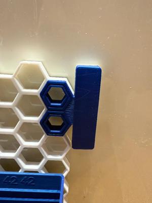 Honeycomb Storage Wall - Medium Command Strip Base   