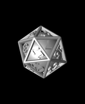 Ball In Cage D20 - Large