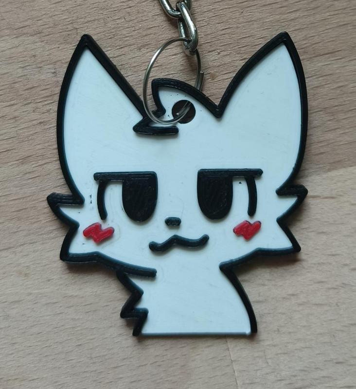 Boykisser keychain colors separated