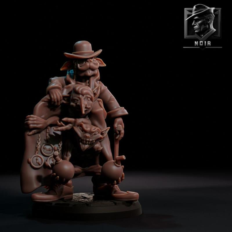 Three Goblins in a Trenchcoat