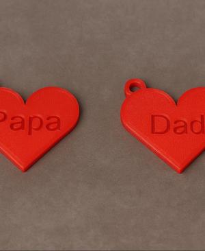 Fathers Day Keychain