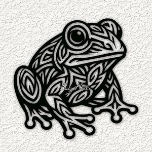 tribal frog 3 wall art home decor