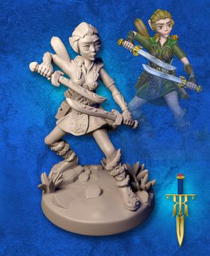 Elf Ranger Female Level 15 - Double Swords
