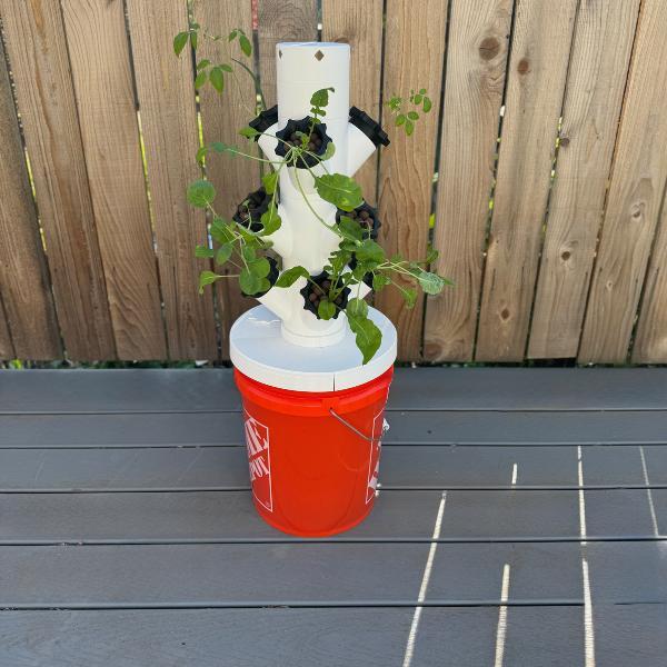 Complete Hydroponic Garden Tower, Grow Tower, Vertical Garden