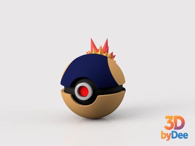 Cyndaquil Pokeball
