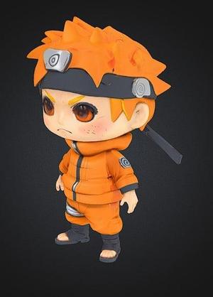 3D Printable Naruto Figurine