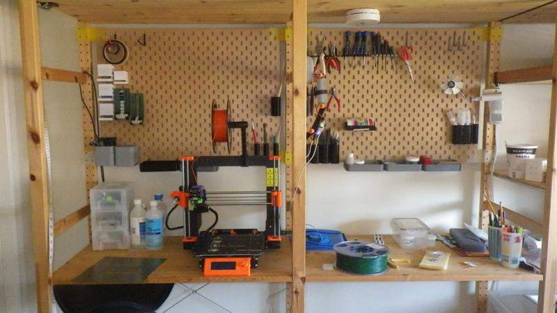 Ivar Skadis adapter mount (without screws)