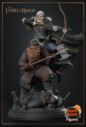 Gimli and Legolas - Lord of the Rings