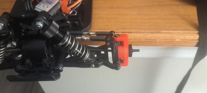 Mini 8ight Steering Knuckle for use with LC Racing Sealed Diffs & CVDs