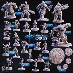 Nightdagger Rogues (Set) (Pre-Supported) | Cast n Play