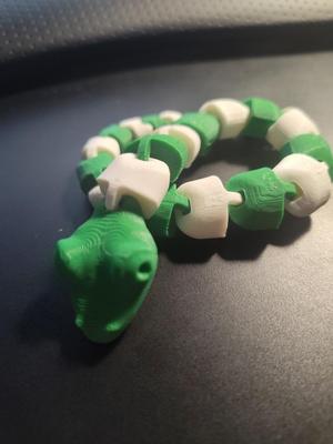 Articulated Snake remixed for dual extruder