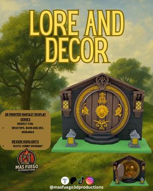 Hobbit Door - Lore and Decor - Mas Fuego 3D Productions