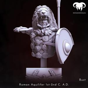 Bust - Roman Aquilifer 1st-2nd C. A.D. The Last Stand!