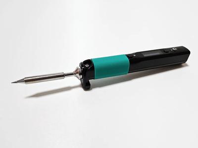 Anti-roll foot / mini stand for Pinecil soldering iron   